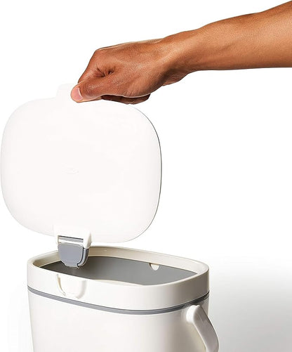 OXO Good Grips EASY-CLEAN COMPOST BIN - WHITE - 1.75 GAL/6.62 L