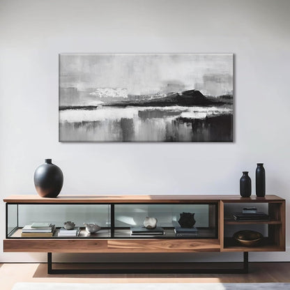 Black and White Abstract Canvas Wall Art Decor Modern Wall Decorations Home paintings Decor Wall Art Prints Artwork for Living Room Wall Bedroom Kitchen Office Decor 20"×40"