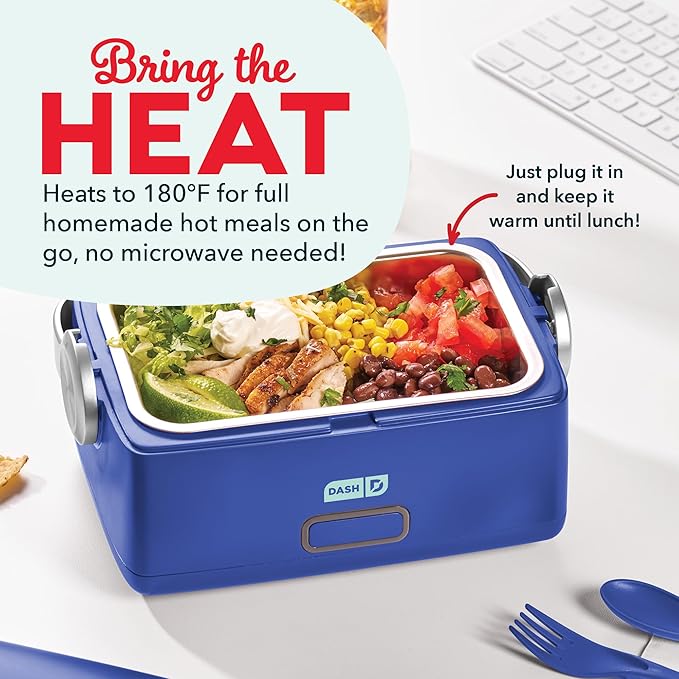 DASH Hot2Go™ Personal Food Warmer (30 Ounces, with spoon & fork)