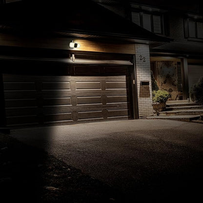 Lorex Connect 2K Floodlight Wi-Fi Security Camera | New Connect App | 160° Pan Coverage | Person Detection | Live Auto-Tracking | Color Night Vision | 2-Way Talk | Cloud & Local Storage Option