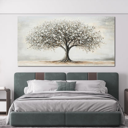 Canvas Wall Art Decor Tree of Life Wall Art Modern Large Black and White Wall Art Prints Canvas Art Decor Large Artwork for Walls Pictures for Living Room Home Office Wall Decor 29"X58"