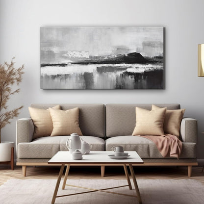 Black and White Abstract Canvas Wall Art Decor Modern Wall Decorations Home paintings Decor Wall Art Prints Artwork for Living Room Wall Bedroom Kitchen Office Decor 20"×40"