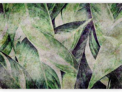 artgeist Wall Mural Tropical Leaves 177x124 in - XXL Non-Woven Wallpaper Fleece Wall Decor Photo Print Picture Image Design Jungle Nature Botanical b-C-0844-a-a