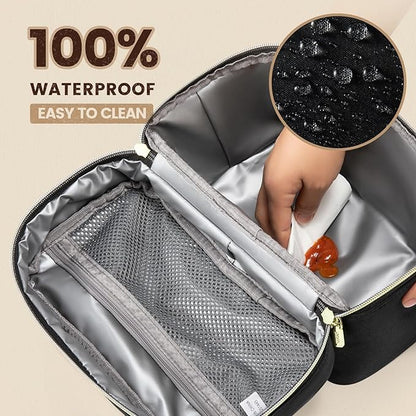 LOVEVOOK Insulated Lunch Bag for Women,Large Adult Lunch Box for Women,Leakproof Cooler Bag for Office Picnic Hiking Beach,Lunch Tote Bag with Adjustable Shoulder Strap