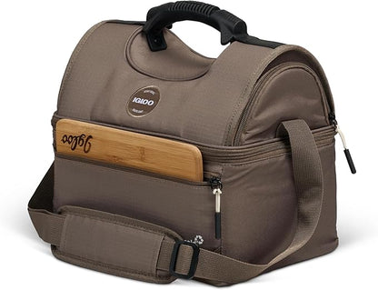 Igloo Gripper Soft Sided Cooler Bag | Insulated Dual Compartment Lunch Cooler