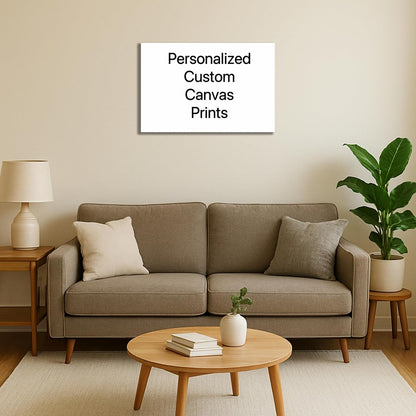 Personalized Custom Canvas Prints: 24L x 36W Photo On Canva Transform Your Photos into Stunning Framed Wall Art Digitally Printed (24L x 36W, Framed)