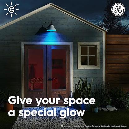 GE Lighting CYNC Smart LED Light Bulb, Color Changing Lights, Bluetooth and Wi-Fi Lights, Works with Alexa and Google Home, PAR38 Outdoor Floodlight (1 Pack)