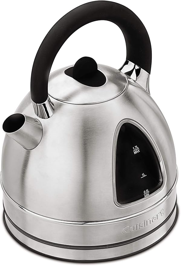 Cuisinart DK-17 Cordless Stainless Steel Electric Kettle (Renewed)
