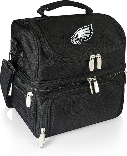 PICNIC TIME NFL unisex-adult NFL Pranzo Lunch Bag, Insulated Lunch Box with Picnic Set, Lunch Cooler Bag