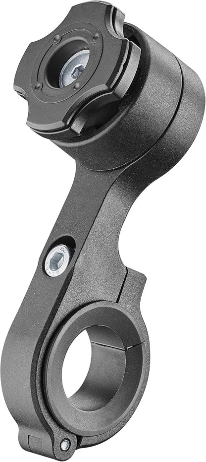 Interphone QUIKLOX Bicycle Mobile Phone Holder for Handlebar - Smartphone Holder for Road Bikes and Mountain Bikes - Bicycle Mount for Smartphone Compatible with Handlebars from 22 mm to 31.8 mm