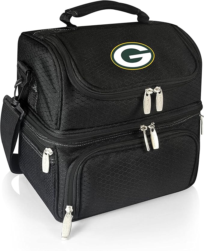 PICNIC TIME NFL unisex-adult NFL Pranzo Lunch Bag, Insulated Lunch Box with Picnic Set, Lunch Cooler Bag
