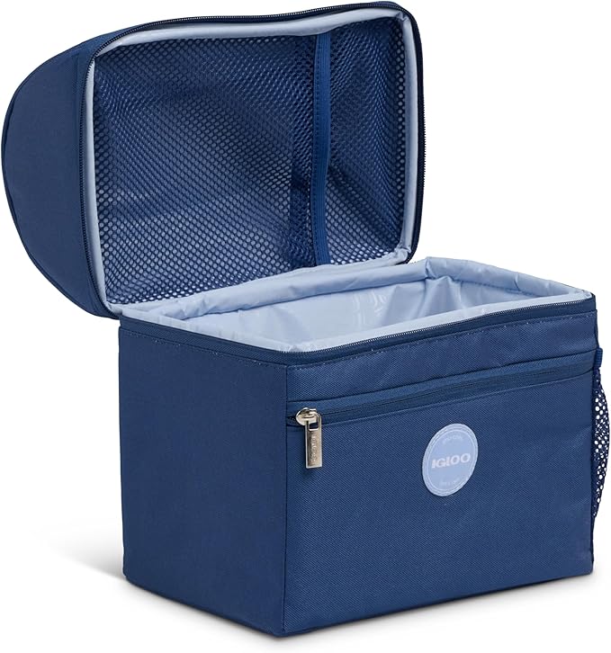 Igloo Gripper Soft Sided Cooler Bag | Insulated Dual Compartment Lunch Cooler