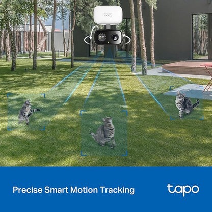 Tapo 2K Indoor/Outdoor Pan/Tilt Wired Security Camera - Baby Monitoring, Person & Baby Cry Detection, 360° Motion Tracking, Color Night Vision, Subscription-Free Local Storage or Optional Cloud, C216
