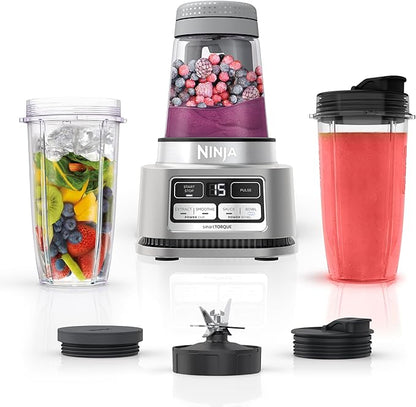 Ninja Blenders for Kitchen | Smoothie Blender, Mixer, Grinder - Premium Blending Performance for Sauces, Frozen Drinks, and More | 1200 Peak Watt Motor | SS101 Foodi Personal Smoothie Maker