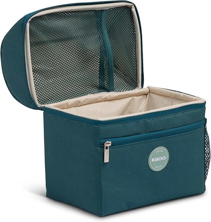 Igloo Gripper Soft Sided Cooler Bag | Insulated Dual Compartment Lunch Cooler
