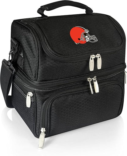PICNIC TIME NFL unisex-adult NFL Pranzo Lunch Bag, Insulated Lunch Box with Picnic Set, Lunch Cooler Bag