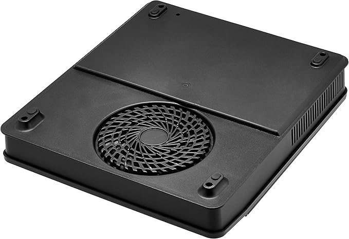 Amazon Basics 1800W Portable Electric Induction Cooktop, Burner and Child Lock, Overheat Protection, Timer, 8 Power Settings, Temperature Control Up to 440°F, for Cookware Diameter 5.7"-8.2", Black
