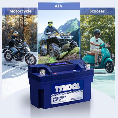 TYKOOL YT7B-BS, 240 CCA, 3X Cranking Amps,5X Life, High Performance Lithium LiFePO4 Motorcycle Battery,12V 4Ah,Fits for ATV,Fits for Ducati 1198cc,BRP (CAN-AM) 450cc ATV,Yamaha 125cc,150cc Scooter