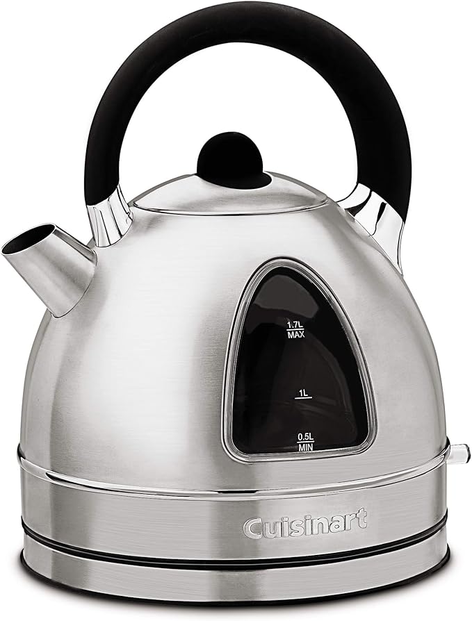 Cuisinart DK-17 Cordless Stainless Steel Electric Kettle (Renewed)