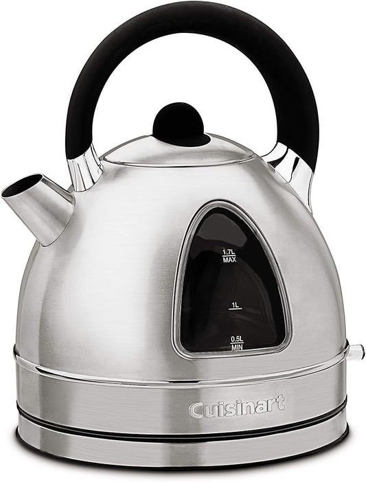 Cuisinart DK-17 Cordless Stainless Steel Electric Kettle (Renewed)
