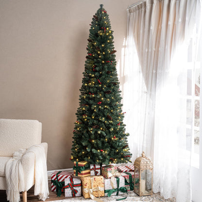 Belen Pencil Christmas Tree Green/6.5ft