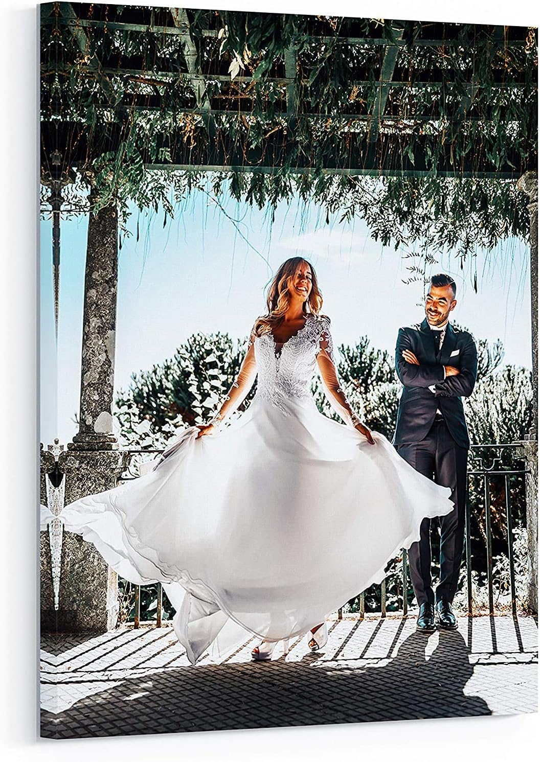 Personalized Custom Canvas Prints: Photo On Canvas (Framed Canvas, 10x10) Transform Your Photos into Stunning Framed Wall Art Digitally Printed Photo To Canvas Ideal for Home Decor