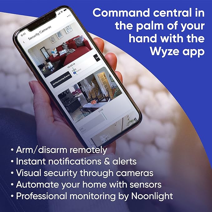Wyze Home Security System Motion Sensor (1-Pack) Wyze Sense Hub Required