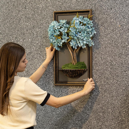 Bonsai Art Life Tree Tableau - 11 - Handmade Tree Portrait, Wall Art, Wall Decor