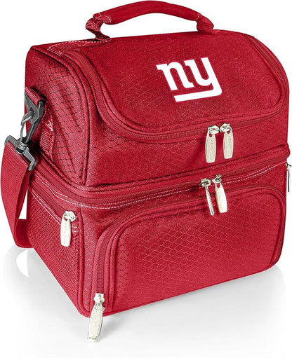 PICNIC TIME NFL unisex-adult NFL Pranzo Lunch Bag, Insulated Lunch Box with Picnic Set, Lunch Cooler Bag