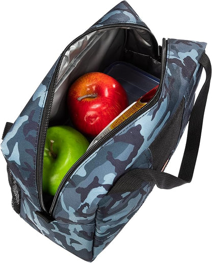 Dickies Insulated Lunch Bag Holder for Work, Thermal Reusable Office Lunch Box for Men, Women (Grey Camo)