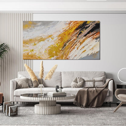 AIXMGSJS Canvas Wall Art Decor Wall Art Pictures for Living Room Modern Large Wall Art Canvas Art Wall Decor Black and White Abstract Wall Art Prints Artwork for Walls Home Office Decor 24" X 48"