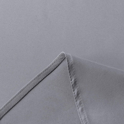 sancua Rectangle Tablecloth - 54 x 108 Inch - Stain and Wrinkle Resistant Washable Polyester Table Cloth, Decorative Fabric Table Cover for Dining Tables, Buffet Parties and Camping, Light Grey