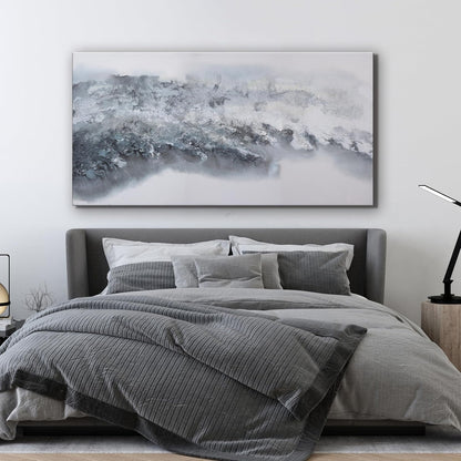 Large Canvas Wall Art Grey And White Abstract Wall Art for Living Room Artwork Decor for Dinning Room Bedroom Hotel Office Kitchen 30x60 In