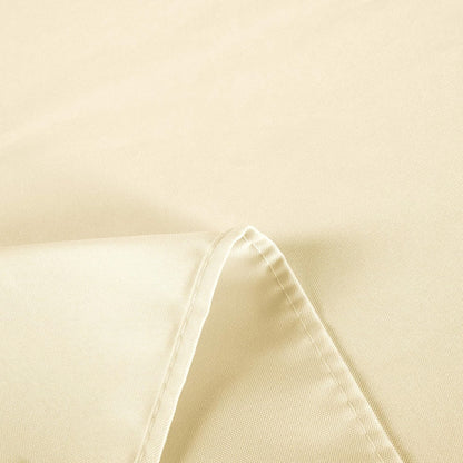 sancua Rectangle Tablecloth - 54 x 108 Inch - Stain and Wrinkle Resistant Washable Polyester Table Cloth, Decorative Fabric Table Cover for Dining Tables, Buffet Parties and Camping, Beige