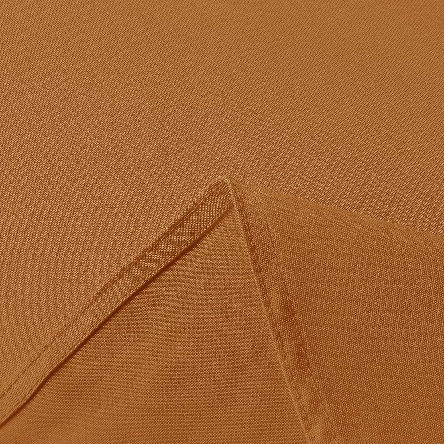 sancua Tablecloth Rectangular - 60 x 120 Inch - Stain and Wrinkle Resistant Washable Fabric Fall Table Cloth Rectangle, Thanksgiving Decorative Polyester Table Cover for Dining, Parties, Bronze