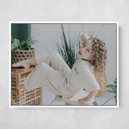 Personalized Custom Canvas Prints: Photo On Canvas (White, 20X24) Transform Your Photos into Stunning Framed Wall Art Digitally Printed Photo To Canvas Ideal for Home Decor, Gifts Keepsakes.