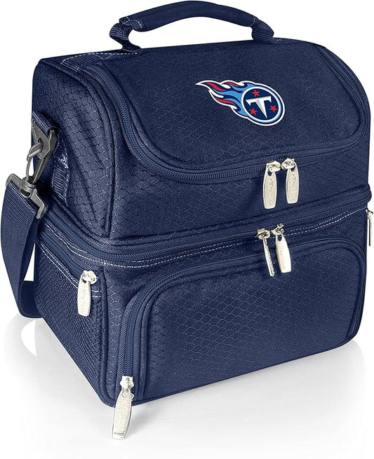 PICNIC TIME NFL unisex-adult NFL Pranzo Lunch Bag, Insulated Lunch Box with Picnic Set, Lunch Cooler Bag