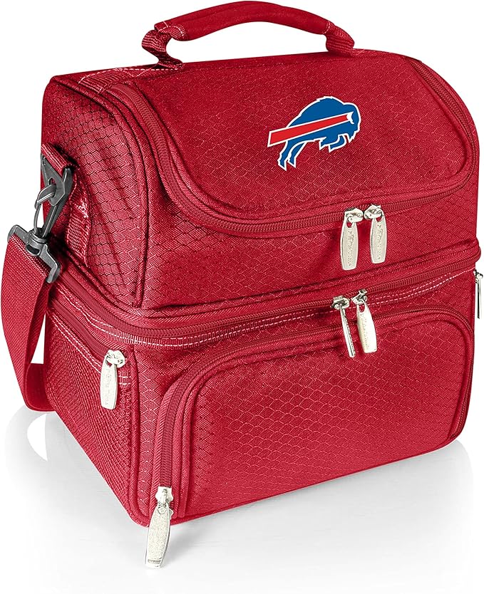 PICNIC TIME NFL unisex-adult NFL Pranzo Lunch Bag, Insulated Lunch Box with Picnic Set, Lunch Cooler Bag