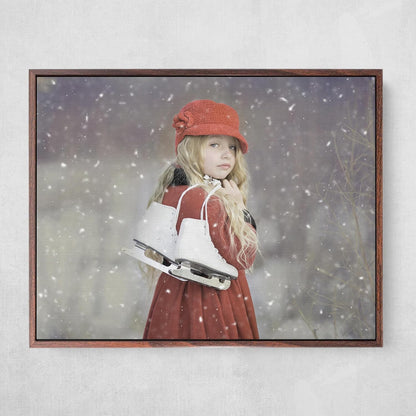 Personalized Custom Canvas Prints: Photo On Canvas (Dark Brown, 20X30) Transform Your Photos into Stunning Framed Wall Art Digitally Printed Photo To Canvas Ideal for Home Decor, Gifts Keepsakes.