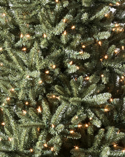 Balsam Hill 6ft Pre-Lit Classic Blue Spruce - Artificial Christmas Tree with 1,664+ Tips, 600 Clear LED Lights, Easy Plug System, Premium Stand & Storage Bag for Indoor Holiday Decorating