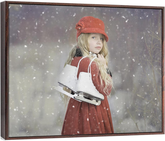 Personalized Custom Canvas Prints: Photo On Canvas (Dark Brown, 18X24) Transform Your Photos into Stunning Framed Wall Art Digitally Printed Photo To Canvas Ideal for Home Decor, Gifts Keepsakes.
