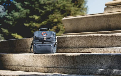 PICNIC TIME NFL unisex-adult NFL Pranzo Lunch Bag, Insulated Lunch Box with Picnic Set, Lunch Cooler Bag