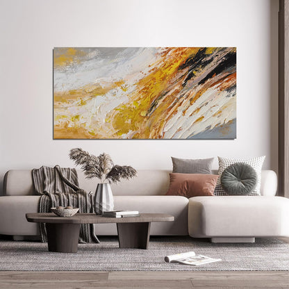 AIXMGSJS Canvas Wall Art Decor Wall Art Pictures for Living Room Modern Large Wall Art Canvas Art Wall Decor Black and White Abstract Wall Art Prints Artwork for Walls Home Office Decor 24" X 48"