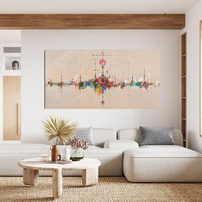Canvas Wall Art Decor Oversized Wall Art Pictures for Living Room Artwork for Walls Large Abstract Colorful Wall Art Prints Abstract Canvas Art Wall Decor Bedroom Home Aesthetic Decor 29" X 58"