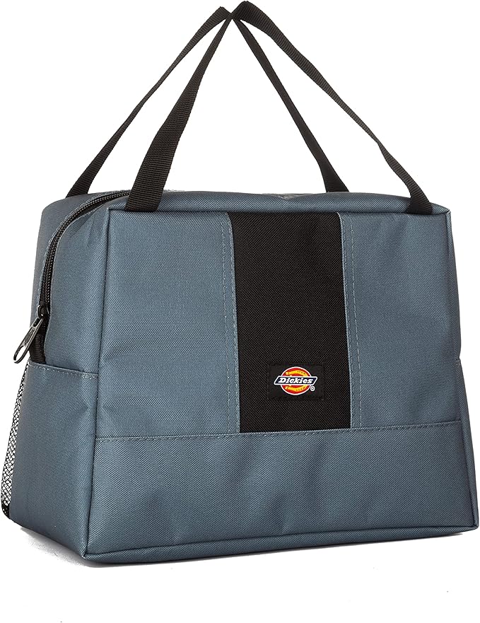 Dickies Insulated Lunch Bag Holder for Work, Thermal Reusable Office Lunch Box for Men, Women (Charcoal)