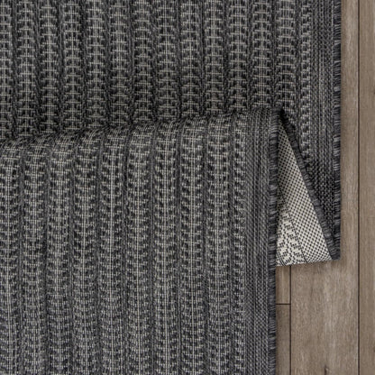 Adiva Rugs Outdoor Indoor Area Rug, Weather Resistant, Easy to Clean, Stain Resistant Floor Mat for Dining Room, Backyard, Deck, Patio (Pebble Weiss, 2' x 3')