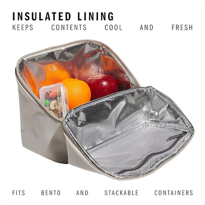 Affiliate Lunch Bag with handle, insulated bento box for women and men