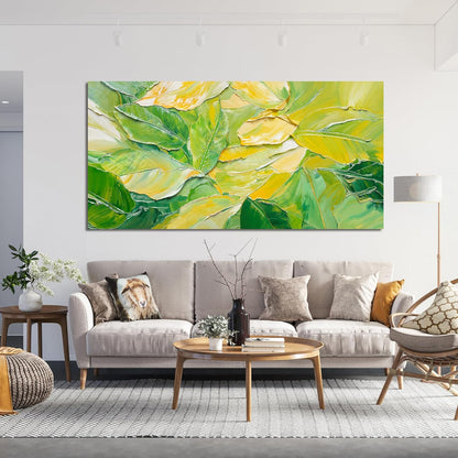 Canvas Wall Art Decor Large Wall Art Pictures for Living Room Artwork for Walls Abstract Green Wall Art Prints Abstract Canvas Art Wall Decor Wall Decorations Bedroom Home Aesthetic Wall Art Decor 24"X48"