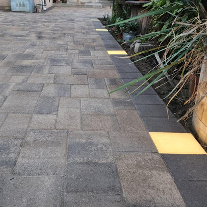 LUMENGY Paver Light 6X12 Inch (5.9 X 11.81 inch), Warm White 2700K Glare-Free Illumination for Driveways, Pathways, Pool Deck & Patios,12V AC/DC, Waterproof & Drive-Over Rated