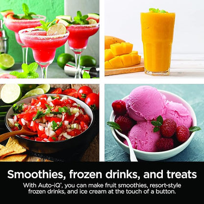 Ninja Professional Plus Blender | Max Power Smoothie Blender, Ice Cream Maker, Frozen Drink Mixer & Margarita Machine | 3 Auto IQ™ Presets, 1400 W, 72oz Total Crushing Pitcher | Dark Grey, BN701